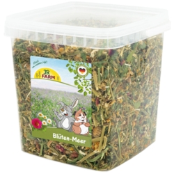 JR Farm Blomsterhav i Spand 5L/600g – Naturlig snack til gnavere og dværgkaniner