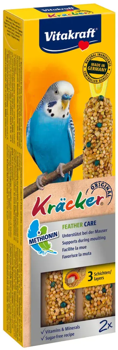 Kräcker frøstænger til undulater - Fældning