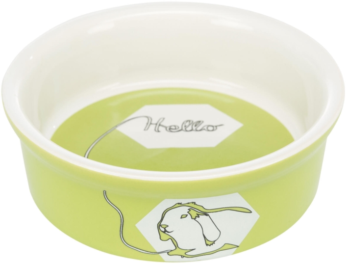 Keramikskål til kanin – 240 ml / Ø11 cm