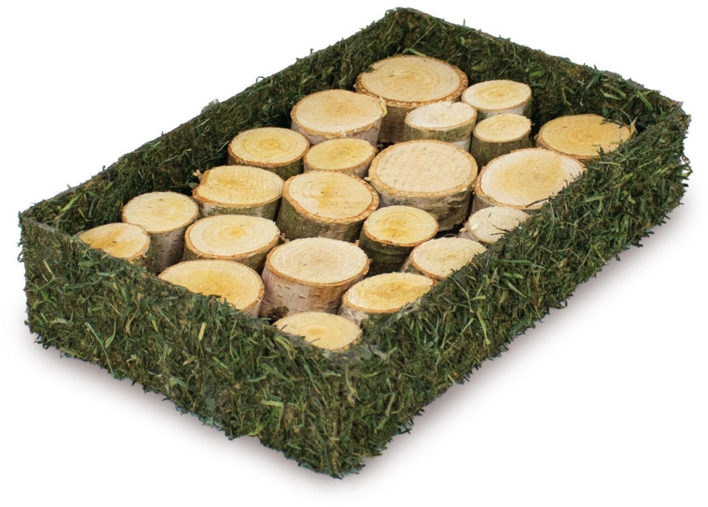 JR Farm Back to Instinct "Snøfleskoven" – Aktivitetslegetøj til gnavere og dværgkaniner