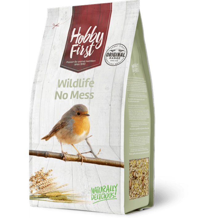 Hobby First No Mess – 4 kg ( Fuglefoder uden Skaller )