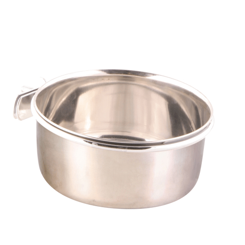 Stålskål med skruebeslag ø12cm